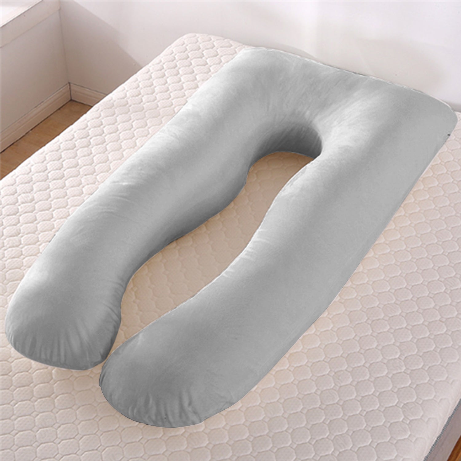 U-Shaped Maternity Pillow — Cooling Ice Silk — view 7