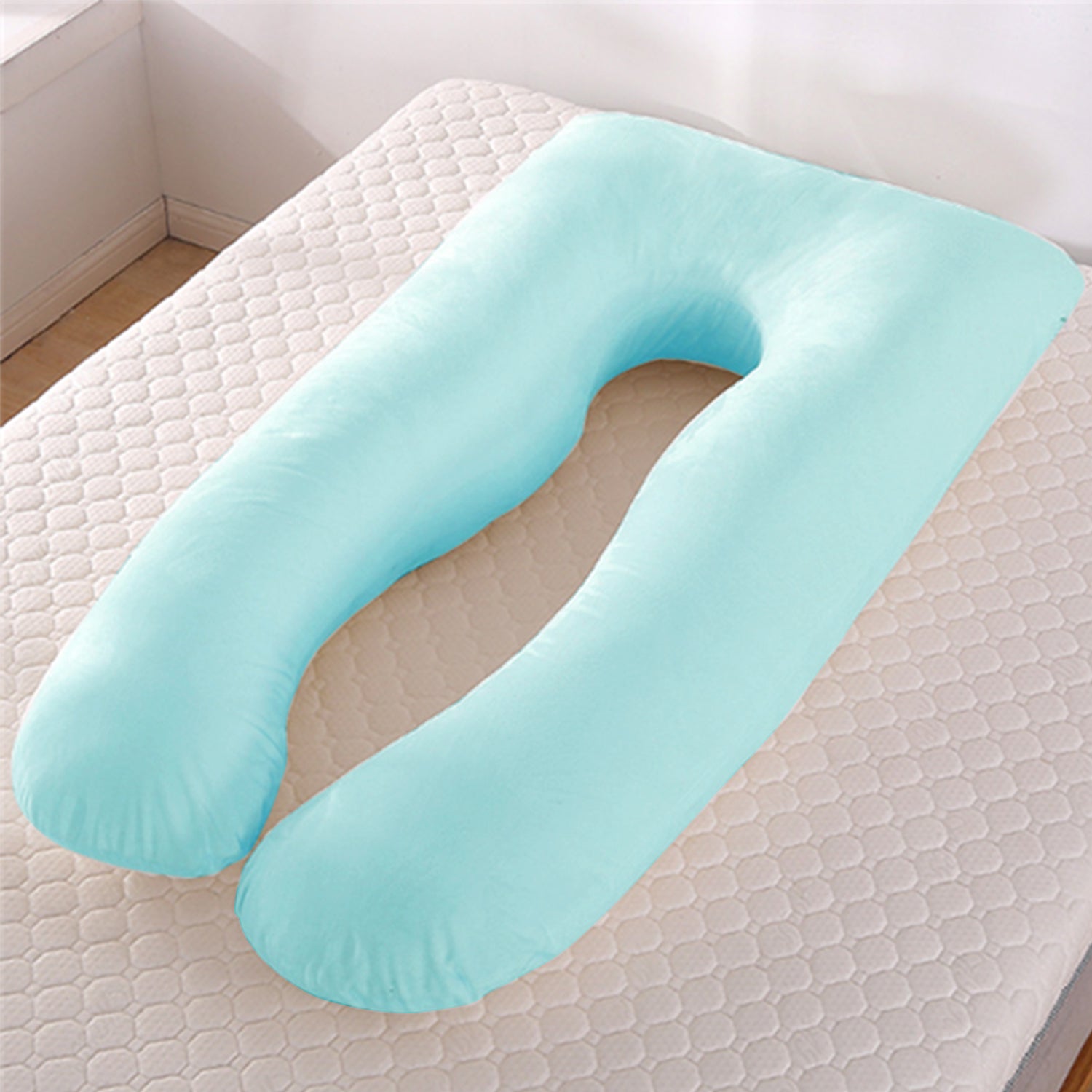 U-Shaped Maternity Pillow — Cooling Ice Silk — view 8