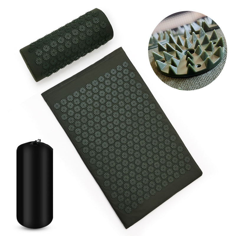 Coussin et tapis d'acupuncture — Set yoga relaxation — vue 2
