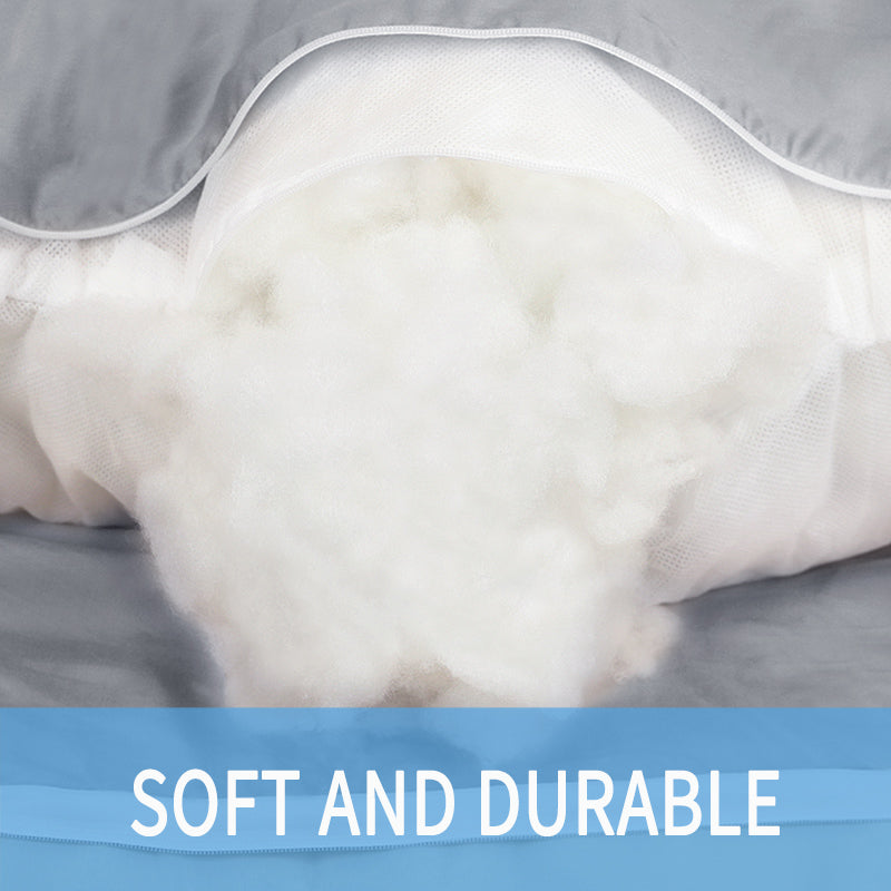U-Shaped Maternity Pillow — Cooling Ice Silk — view 4