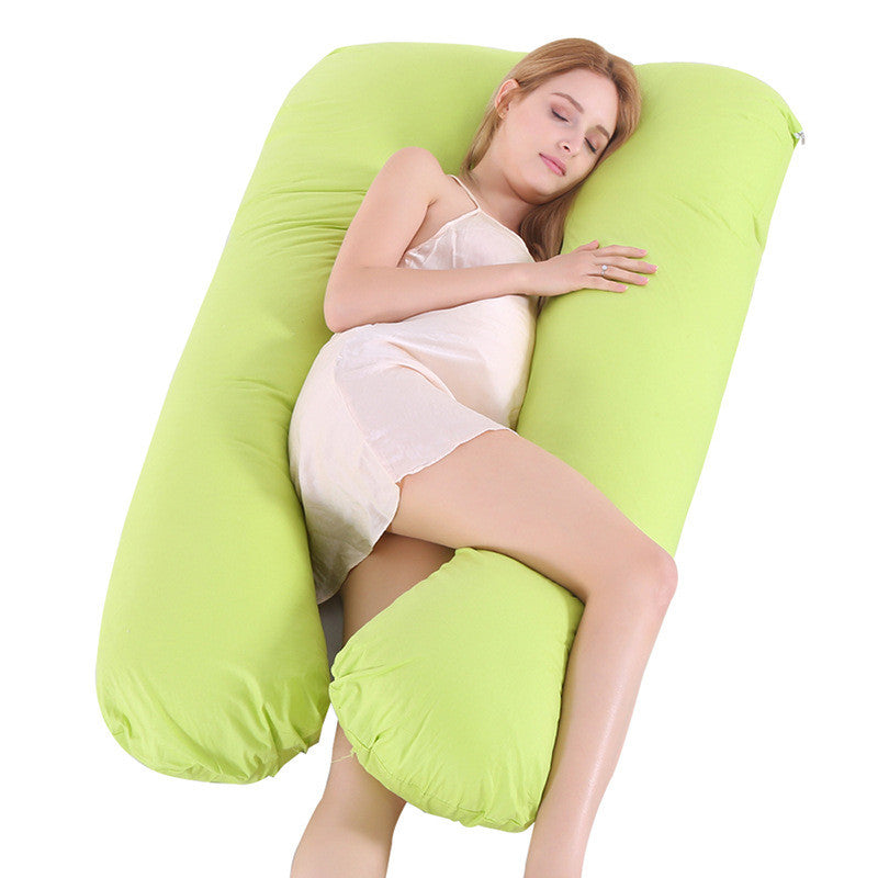 U-Shaped Maternity Pillow — Cooling Ice Silk — view 14